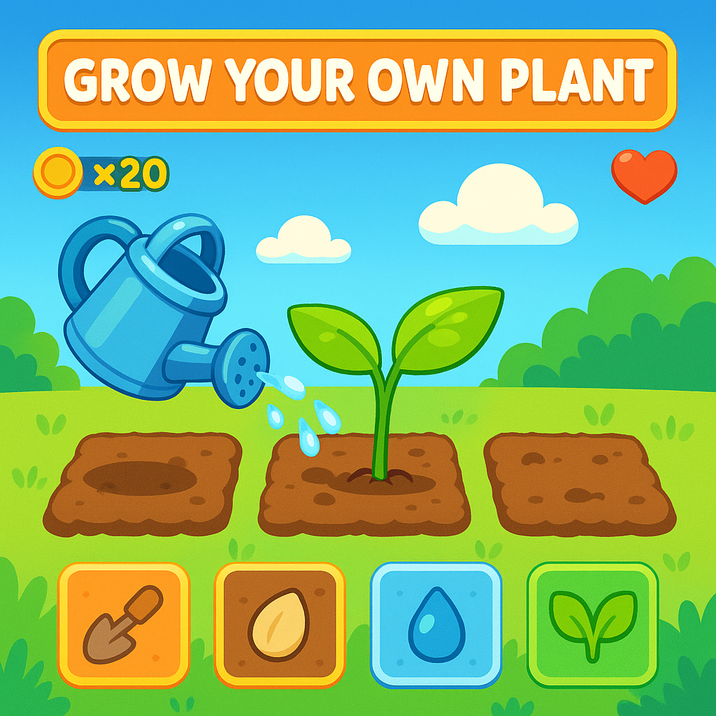 Learn How To Grow Plants Game